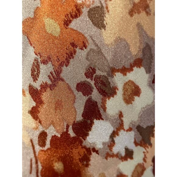 Park & Fifth Kingston Floral Print Satin Strappy Slip Dress Large - Picture 10 of 12